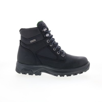 Dunham 8000 Works WP 6-Inch Plain Toe Boot Mens Black Work & Safety Boots