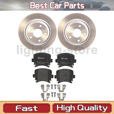 Rear Brake Pads and Disc Rotors Fits Audi TT 2.0L Audi TT Quattro 2.0L