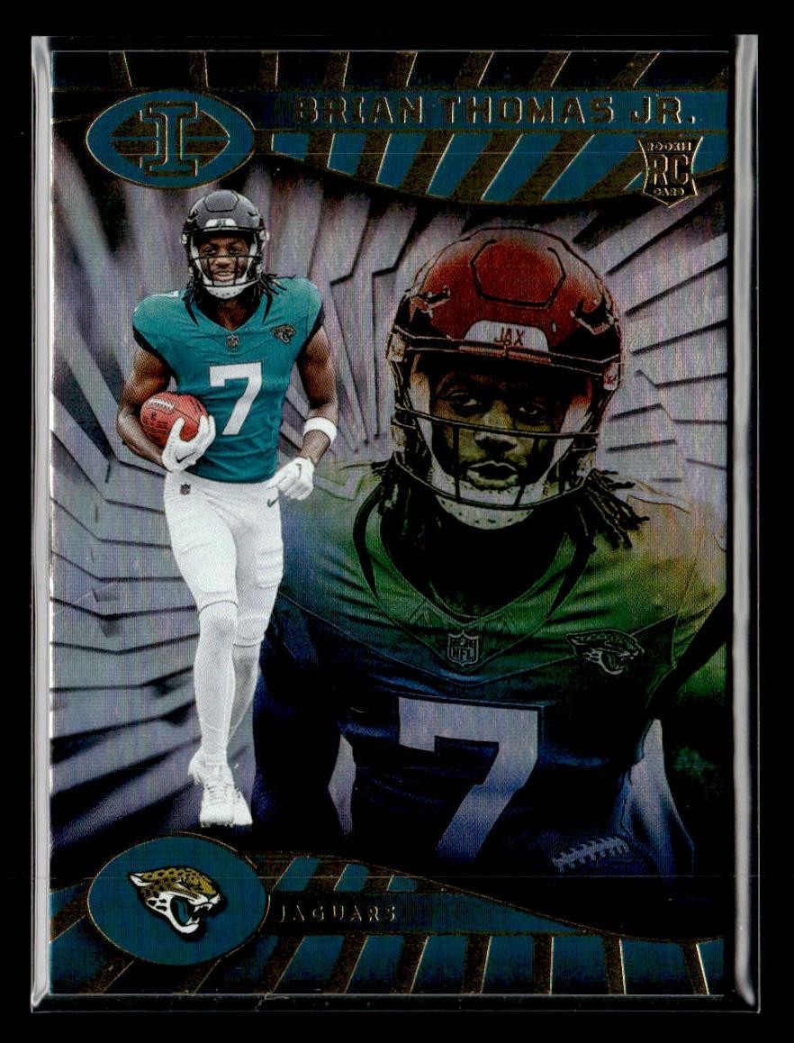 2024 Panini Illusions #41 Brian Thomas Jr. Card Jacksonville Jaguars