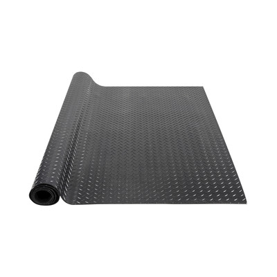 #ad Uimoso Diamond Plate Rubber Flooring Roll 3mm x 4ft x 15ft Garage Floor Mat SBR $61.99