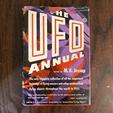 THE UFO ANNUAL Edited by M.K. Jessup HC w/ DJ Citadel 1956 FIRST EDITION