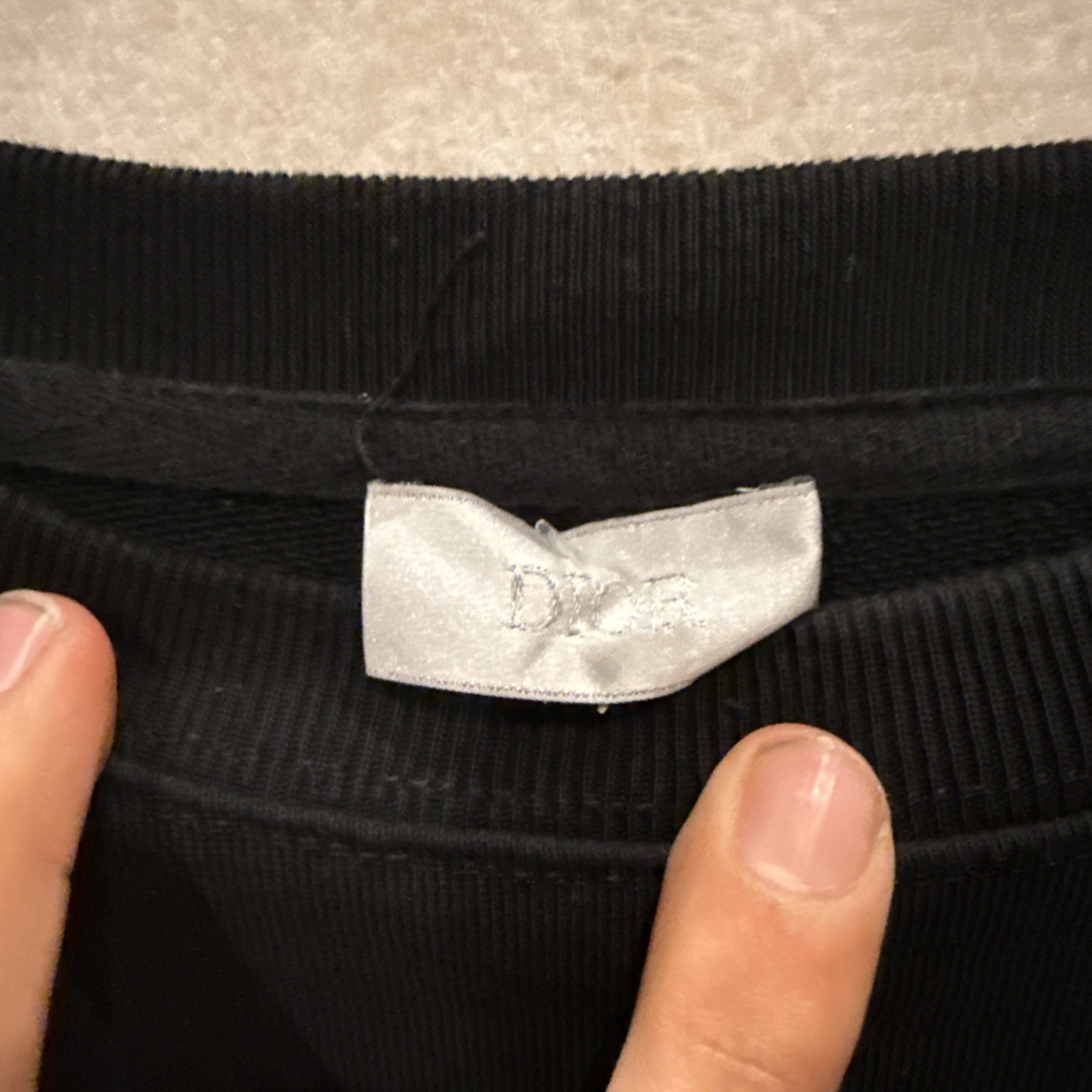 Dior Monogram Logo Embossed Pullover Crewneck Swe… - image 9