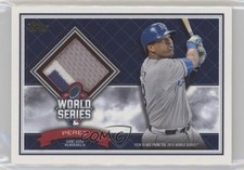 2016 Topps World Champion Relics 21/100 Salvador Perez #WCR-SP 6e0