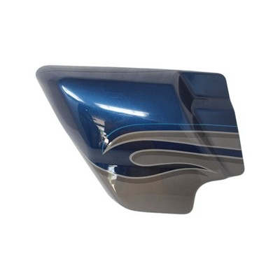 66612-10DDY NEW OEM HARLEY-DAVIDSON CVO SIDE COVER RIPTIDE BLUE/TITANI FLHTCUSE5