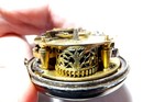 FANTASTIC MID 1700'S MUSEUM QUALITY BELL ALARM PIERCED CASE POCKET WATCH — photo 8