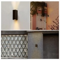 Wandleuchte LED Falcon 6W, Warmweiß 3000K, IP54, 520Lm, Innen/AußEn, LM6155