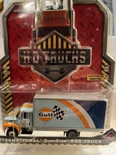 Greenlight International Durastar  Gulf Box Truck H.D. Trucks 1 64