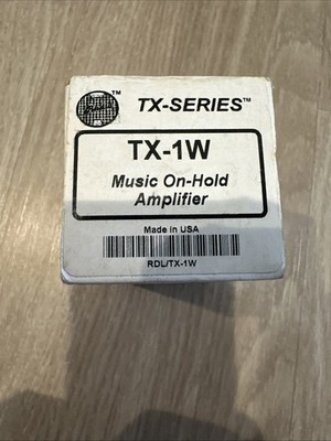 RDL TX-1W 1 Watt Music on Hold Amplifier Brand new