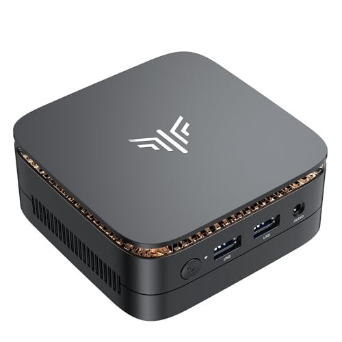 NiPoGi Mini PC N97 8GB 256GB SSD Win11 Pro 4K HDMI DP WiFi