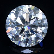 Natural D Color VVS1 Brilliant Cut 3.00 MM Round White Diamond Loose Certified