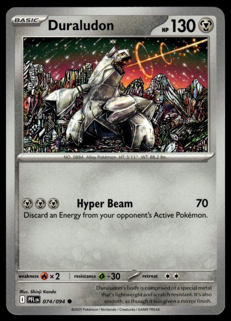 Duraludon ME02: Phantasmal Flames 074/094 Normal NM