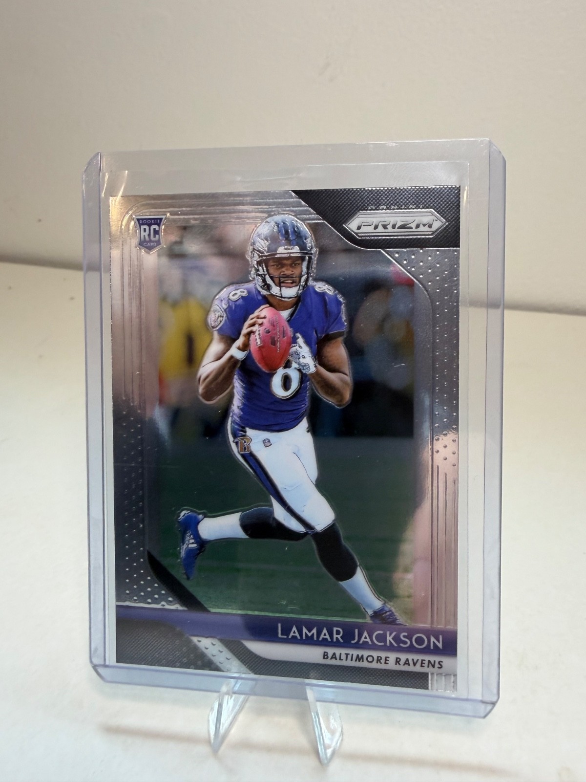 2018 Panini Prizm Rookie Lamar Jackson #212 (RC) Nice!