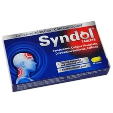 Syndol Original - 10 Tablets - Pain Relief - Max 1 per customer per month *ID*