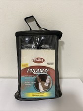 Stivali nuovi Weaver Leather Prodigy originali medi anteriori neri supporto gamba cavallo