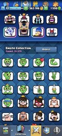 CR 65 LVL | 47 MAXED CARDS | 10K+ Trophies | 360K+ GOLD | CHEAP