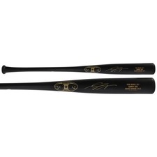 Gavin Lux Dodgers Signed Trinity Game Model Bat-Signed in Gold