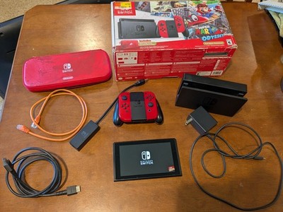 Nintendo Switch Super Mario Odyssey Edition (Red) 32GB with 128GB SD Card