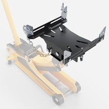 Transmission Floor Jack Adapter 1100lbs Capacity For Repair Tool Black Silvery