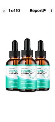 Sugar Harmony Now Drops Advanced Blood Health Support Formula Droppers (3 Pack)