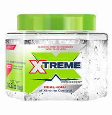 Xtreme Professional Extreme Hold Hair Gel Clear Jar, 35oz