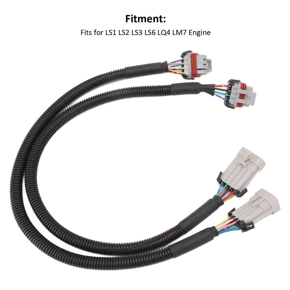 2 Pcs 22in Ignition Coil Extension Harness Relocation Cable For LS1 LS2 LS3 OH - Image 4 of 4