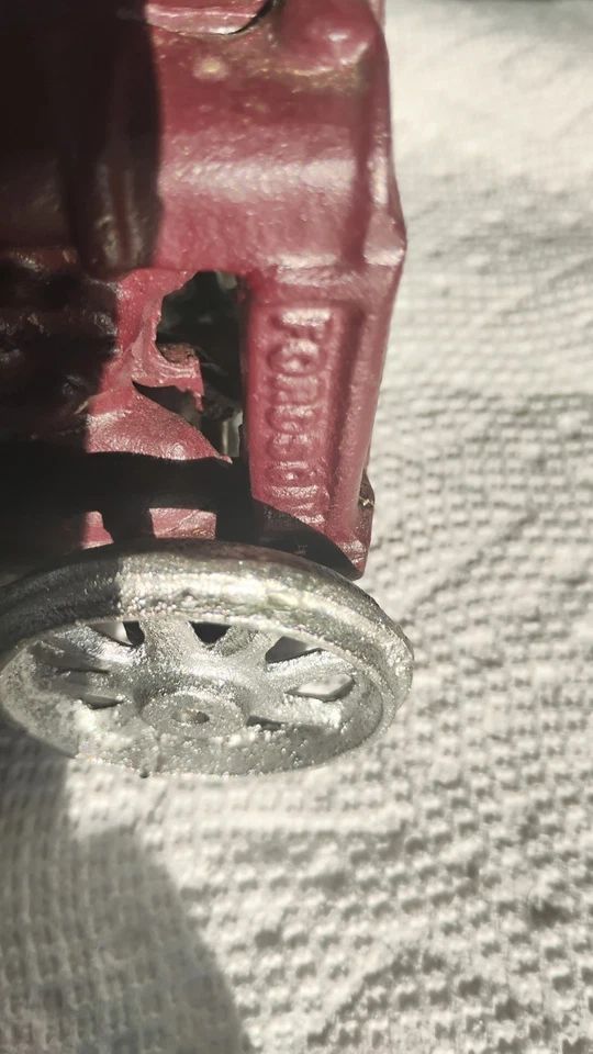 Fordson Cast Iron Tractor Vintage Die-Cast Metal 6.5-inch - Image 2 of 4