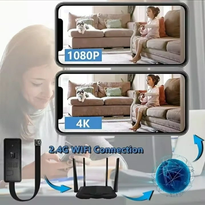 Micro telecamera wifi Batteria Microcamera bottone mini camera cam app MXCAM - Image 4 of 4
