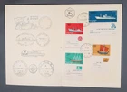 MayfairStamps Israel FDC 1958 Ships Combo with Tab Multi-Cancels First Day Cover