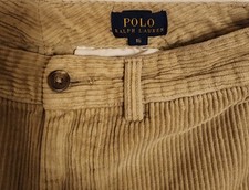Polo Ralph Lauren Kids Tan Corduroy Pants Boys Sz 16 Preppy Church School Pony