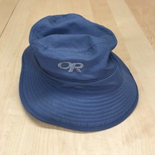 Outdoor Research Sombriolet Sun Bucket Hat Adult Medium M Blue Hike Fish Shade