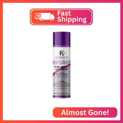 #ad AK TRADING CO. Professional Quality Multipurpose Spray Adhesive Wide Spray Rea $21.05