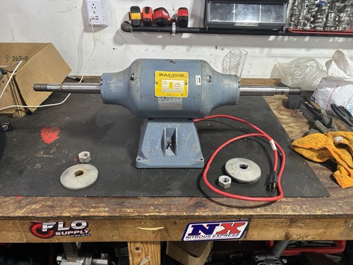 Baldor 8-10 “ Buffer 410B  Powerful 1-1/2 HP 115/230V  3600 RPM. Smooth True