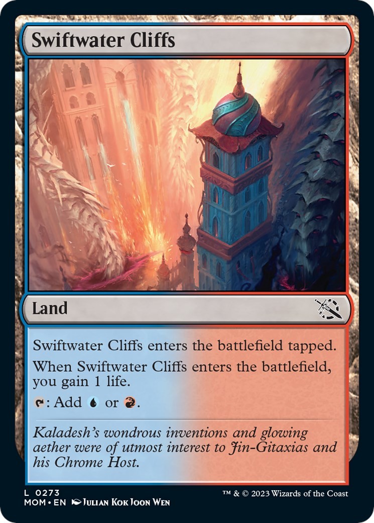 Swiftwater Cliffs Normal Common [MOM - 273] MTG NM