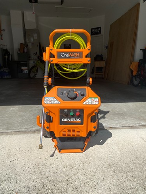 #ad Generac #x27;OneWashquot; pressure washer 3100 psi. spray wand and hose included $100.00