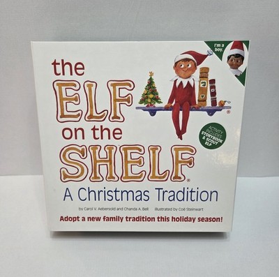 The Elf on the Shelf A Christmas Tradition Storybook and Boy Scout Elf Box Set