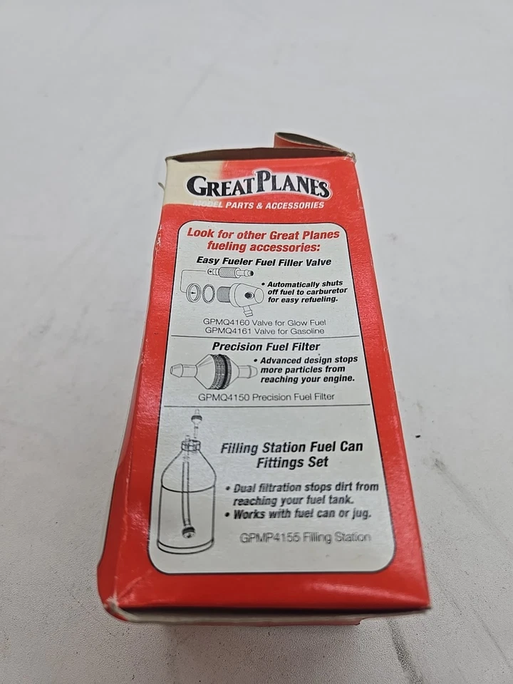 Rare Vintage Great Planes 16 Ounce 480 CC LARGE Fuel Tank GPMQ4107 New M3 - Image 2 of 4