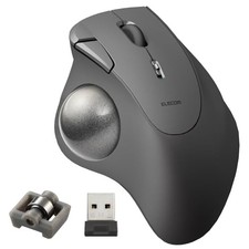 ELECOM Wireless Trackball Mouse IST Wireless 2.4GHz Bearing Support Thumb Operat