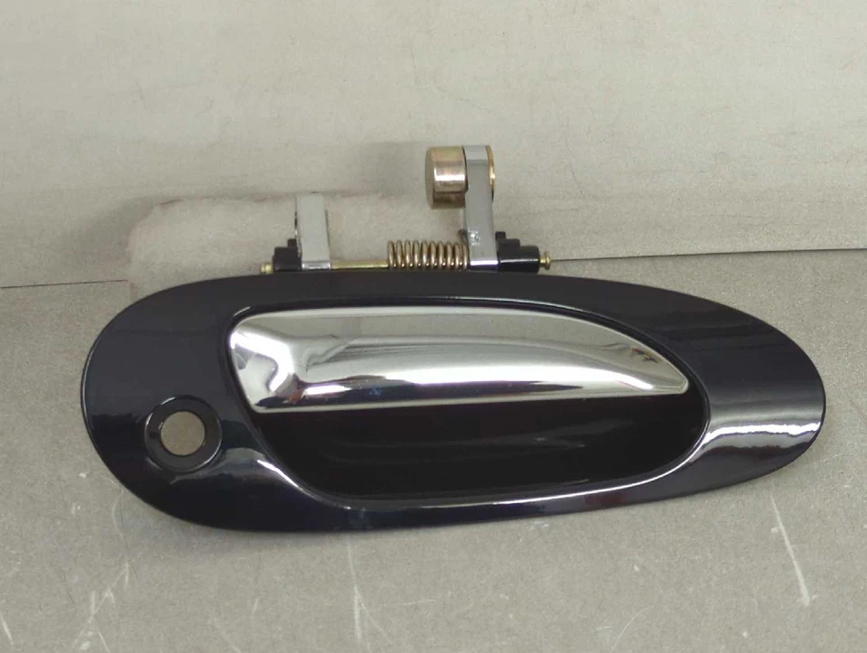 Manija de puerta exterior derecha Honda 2001-2003 Acura CL negra B92P cromada nueva original OEM Foto 3 de 4