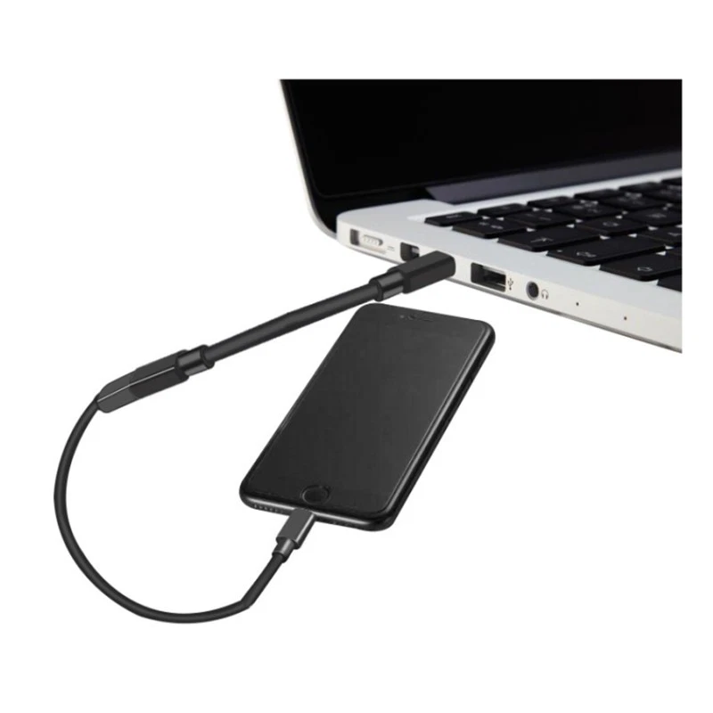 NEW Type C USB 3.1 Male to USB-C Female Extension Data Cable Cord Black - Image 3 of 4