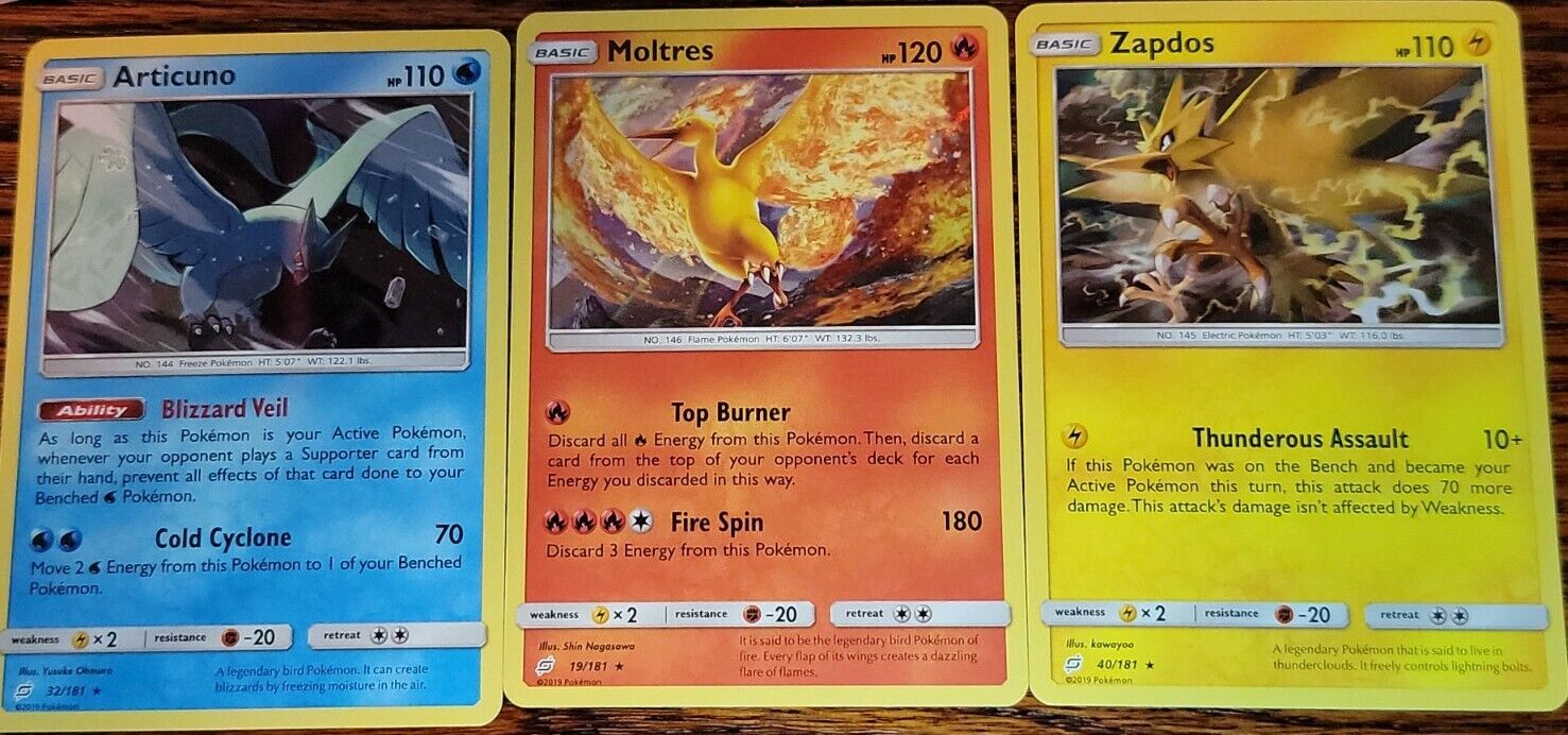 Pokemon Card - Team Up 19/181 - MOLTRES (holo-foil):  - Toys,  Plush, Trading Cards, Action Figures & Games online retail store shop sale