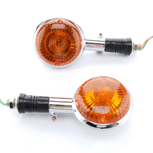 2pcs Turn Signal Indicators Light Blinker For Yamaha Virago 250/535 XV250 XV700 - Picture 5 of 12
