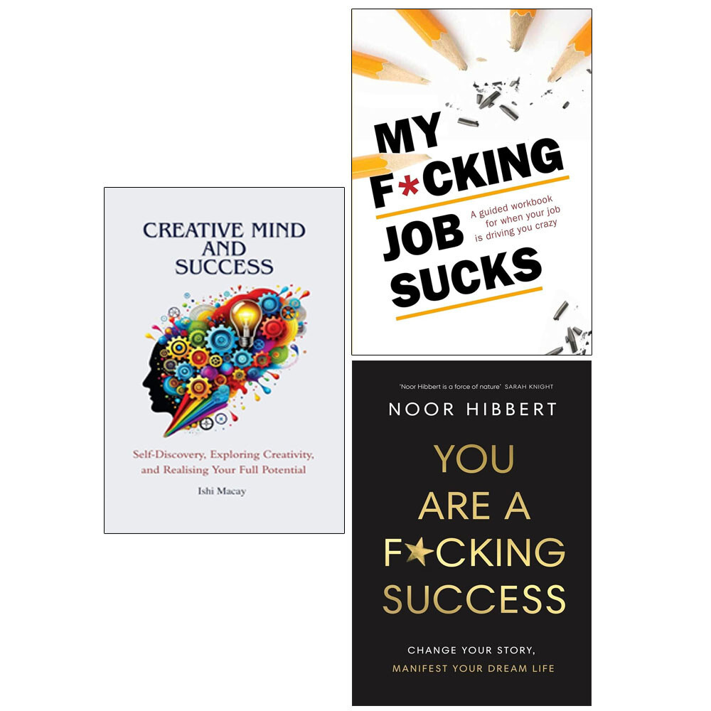 Creative Mind Success, Are A F*cking Success, My F*cking Job Sucks 3 Books set