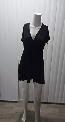 Adam Levin Womans Short Dress Size Med black