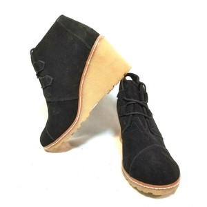 toms desert wedge bootie