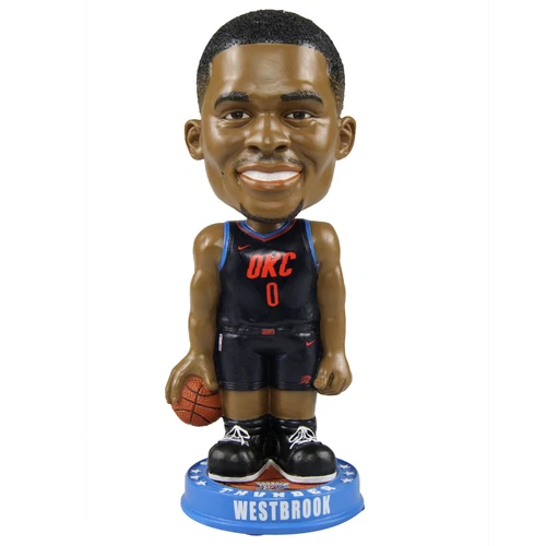 Russell Westbrook Oklahoma City Thunder Knucklehead Big Head Bobblehead NBA