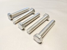 1/2"-13 x 3" Aluminum Hex Cap Screws (lot Of 5)