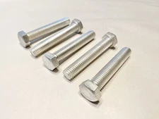 1/2"-13 x 3" Aluminum Hex Cap Screws (lot Of 5)