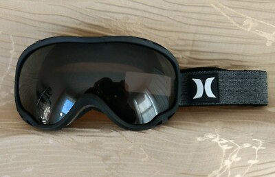 NIB* Hurley Soar Black Unisex Ski Snow Goggles Light Gray