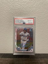 wander franco bowman chrom auto psa 10