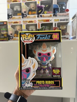 Funko Proto Robos Fundays Box Of Fun 2022 Blacklight Battle LE 6250 Minor Damage